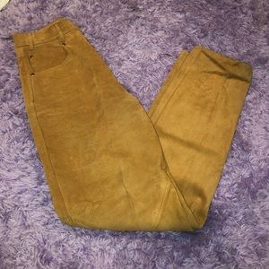 Vintage suede pants